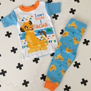 NEW Baby Toddler Pajama Set Lion King 18 months